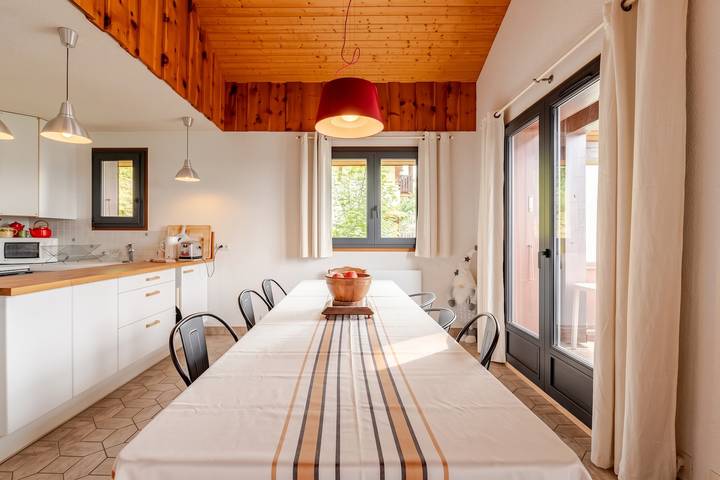 Chalet pour 6 personnes, avec Balcon/Terrasse et Terrasse à Peisey-Nancroix