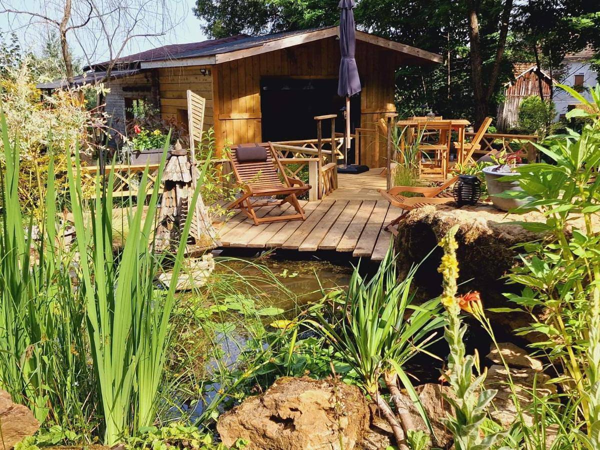 Petit chalet 4 personnes bain nordique in Amoncourt, Haute-Saône