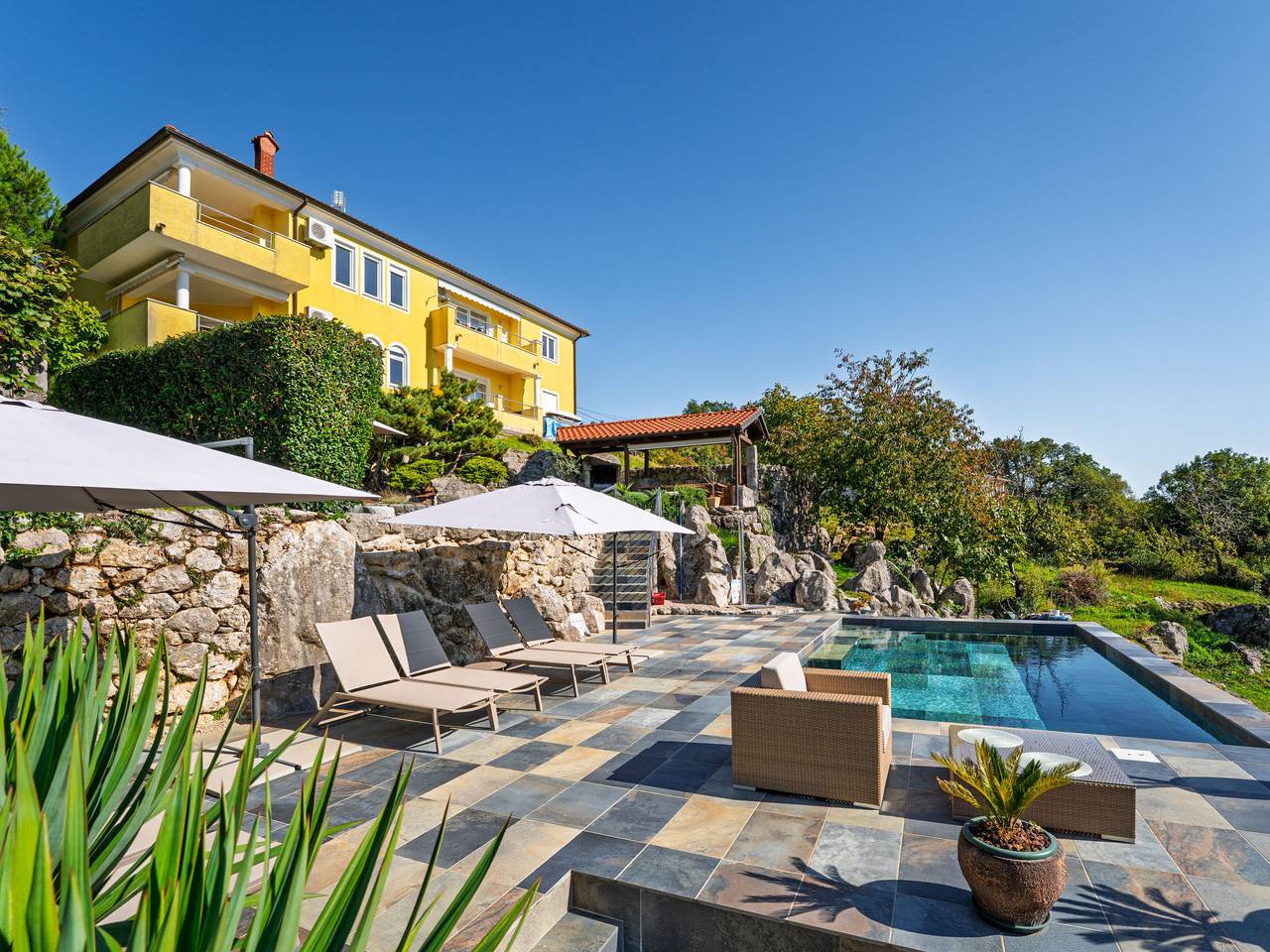 Ganze Wohnung, Kvarner house in Kastav, Opatija Riviera