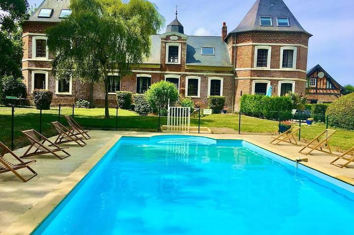 Château pour 10 personnes, avec Jardin et Piscine en Normandie