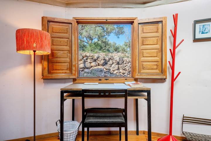 Country House 'Yurta Mongola Delta Del Ebro' with Sea View, Shared Pool and Wi-Fi in Camarles, Costa Dorada