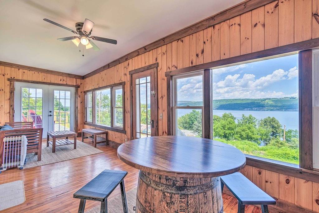 Watkins Glen Lakeview Cottage w/ Waterfall! in Seneca Lake