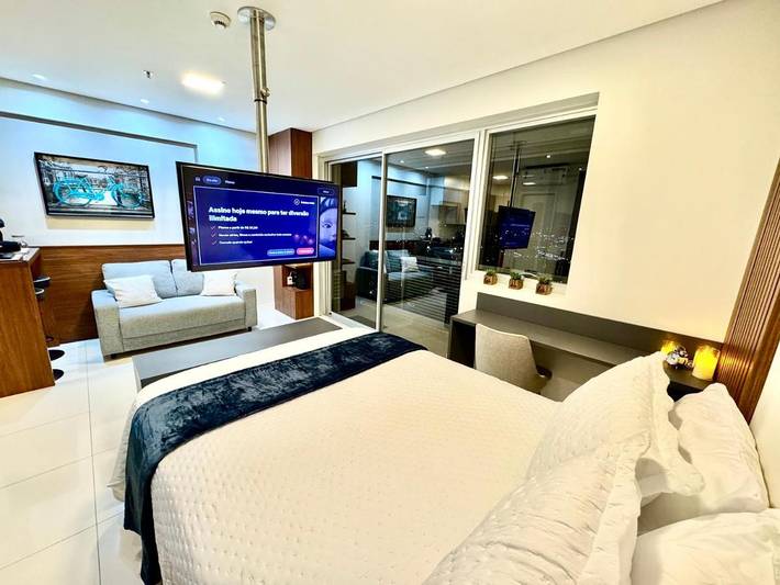 Casas e apartamentos de temporada para 2 pessoas, com vista e balcão e ainda sauna and piscina em Osasco