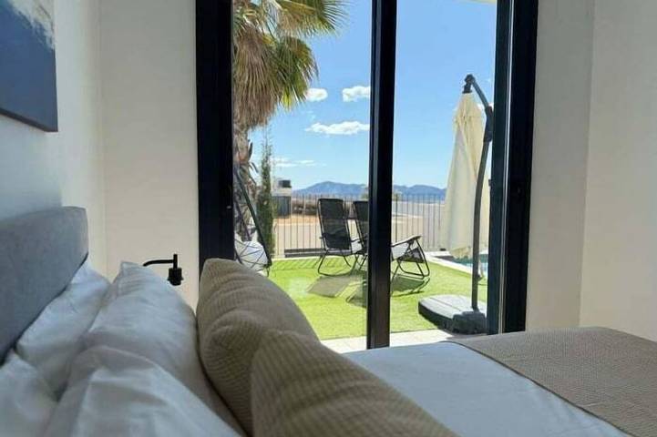 Preciosa villa con piscina privada y vistas al mar in Polop de la Marina, Costa Blanca