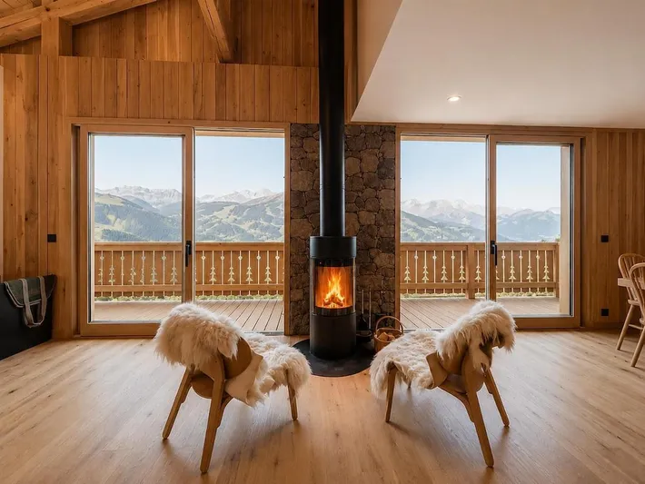 Chalet for 14 people, with balcony and view - 1