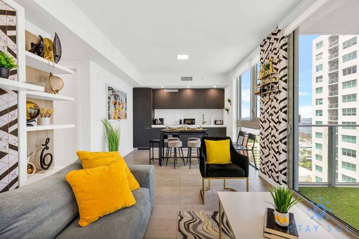 Gîte pour 4 personnes, avec piscine et balcon, adapté aux familles à Miami - 4