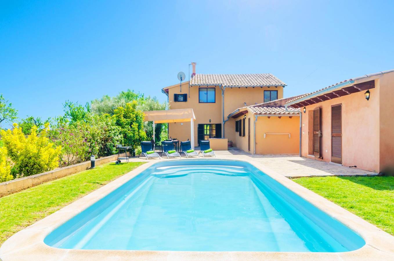Villa voor 6 personen met terras in Campanet, Mallorca Binnenland