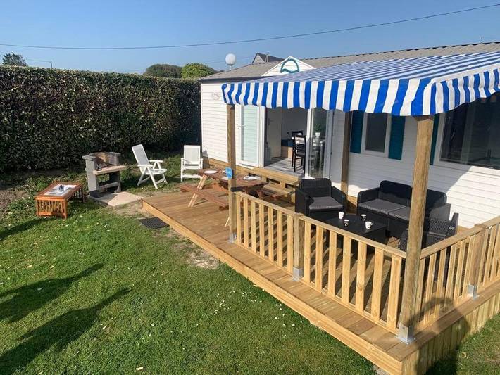 Camping pour 6 personnes, avec jardin et piscine