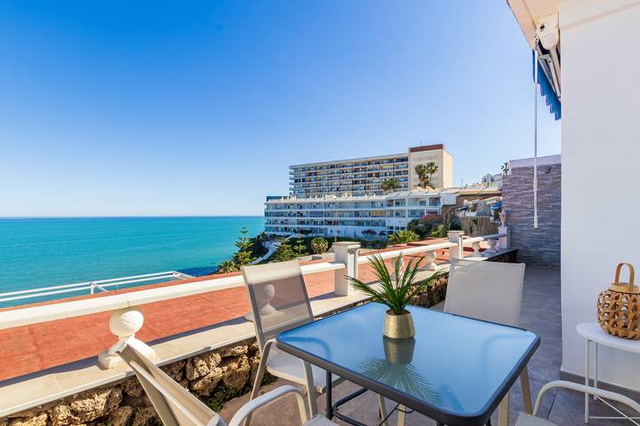 Bungalow para 4 personas, con vistas al mar y balcón en Provincia de Málaga