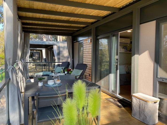 Camping für 5 Personen, mit Ausblick und Terrasse, mit Haustier in Rovinj - 2