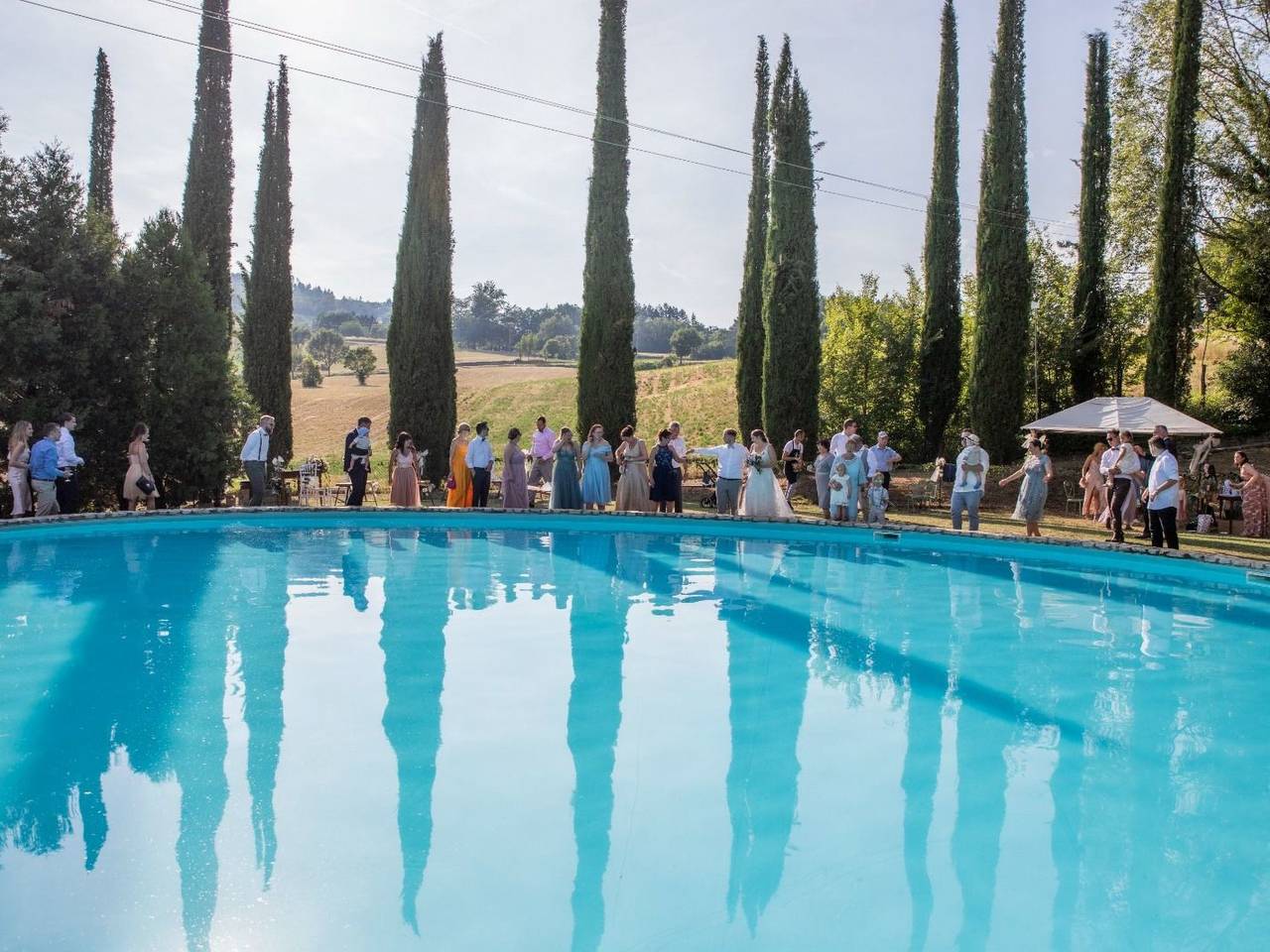 Villa Benfenati genialer Pool, Hochzeit, ganzer in Pratovecchio Stia, Casentino