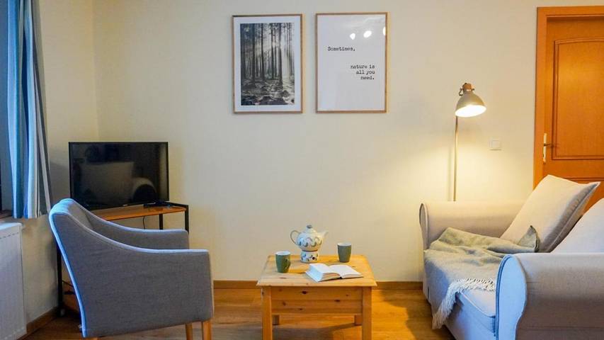 Ferienwohnung für 4 Personen, mit Terrasse und Garten sowie Ausblick in Falkenstein/Harz