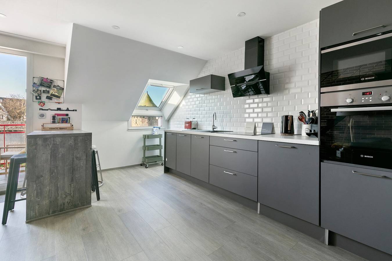 Ganze Wohnung, Appartement „Er Varech – Duplex mit Blick auf die Stadtmauer“, Balkon & Wlan in Guérande, Côte d'Amour