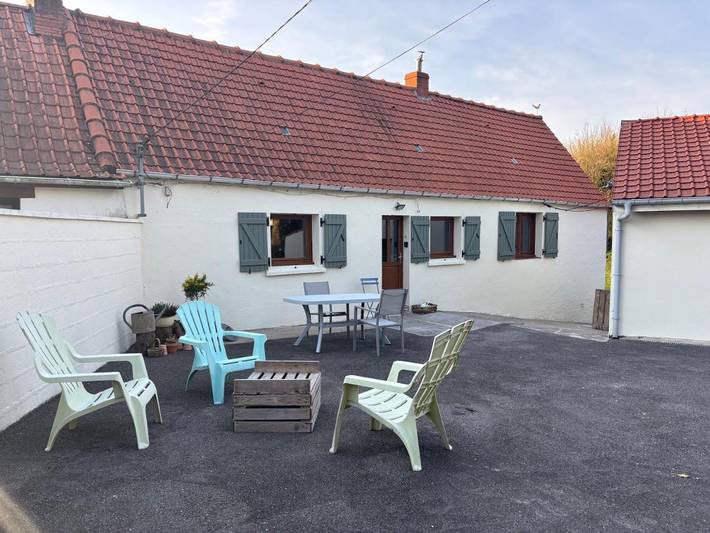 Location de vacances pour 4 personnes, avec Terrasse ainsi que Jardin et Vue à Hermelinghen