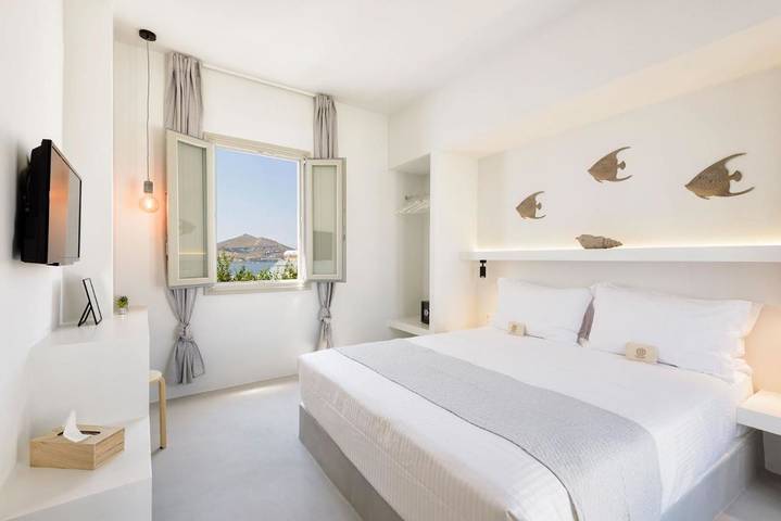 Maison d’hôte pour 2 personnes, avec Balcon et Terrasse dans Náoussa