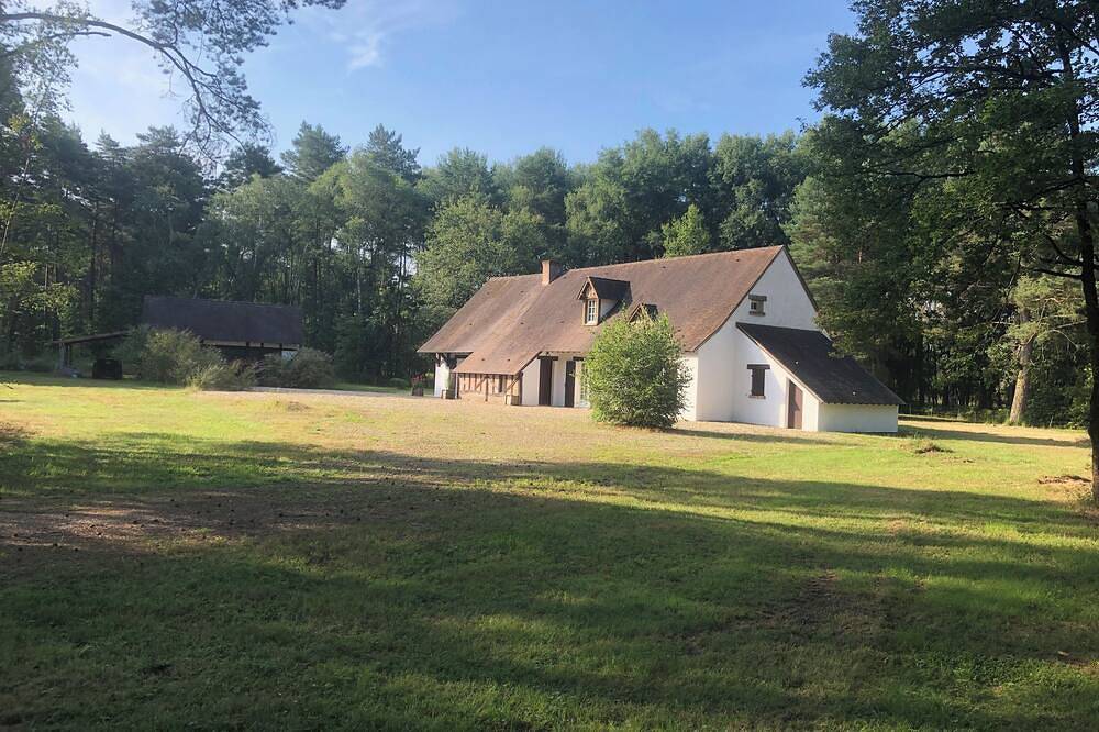 Sologne, large villa amid woods and ponds in Neuvy-sur-Barangeon, Vierzon Region