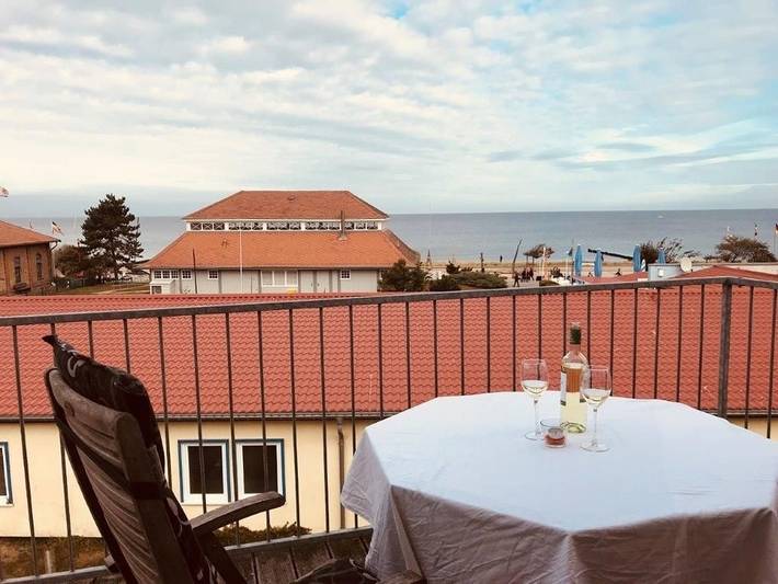 Ferienwohnung für 5 Personen, mit Balkon und Ausblick