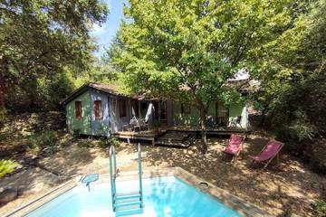 Maison de vacances pour 4 personnes, avec jardin dans le Gard