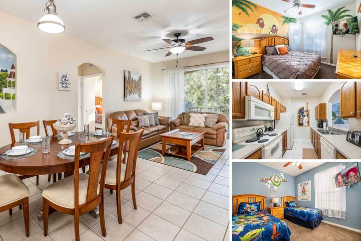 Villa for 6 people, with pool and balcony/terrace as well as children pool in Disney Orlando