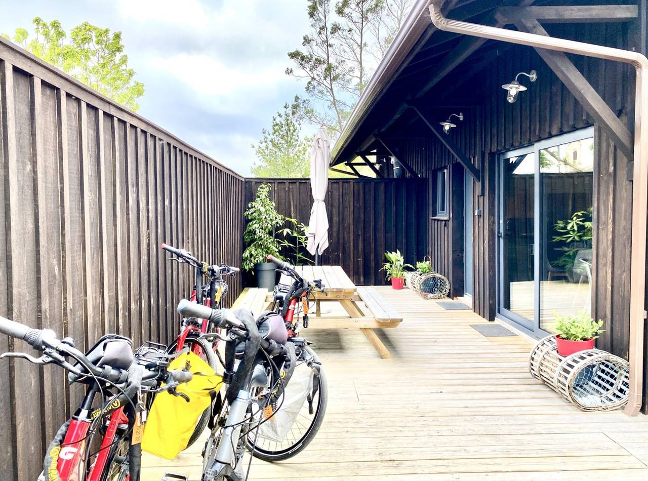 Cabane doubles terrasses in Lège-Cap-Ferret, Région d'Arcachon