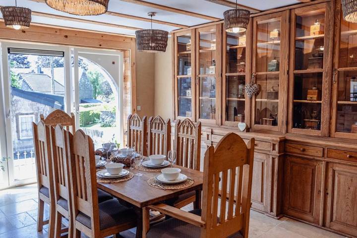 Location de vacances pour 9 personnes, avec piscine et jardin ainsi que vue et sauna à Sprimont - 4