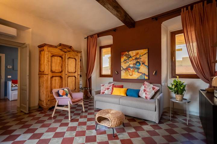 Vakantiewoning voor 4 personen, met balkon en uitzicht op het meer aan Lago Maggiore