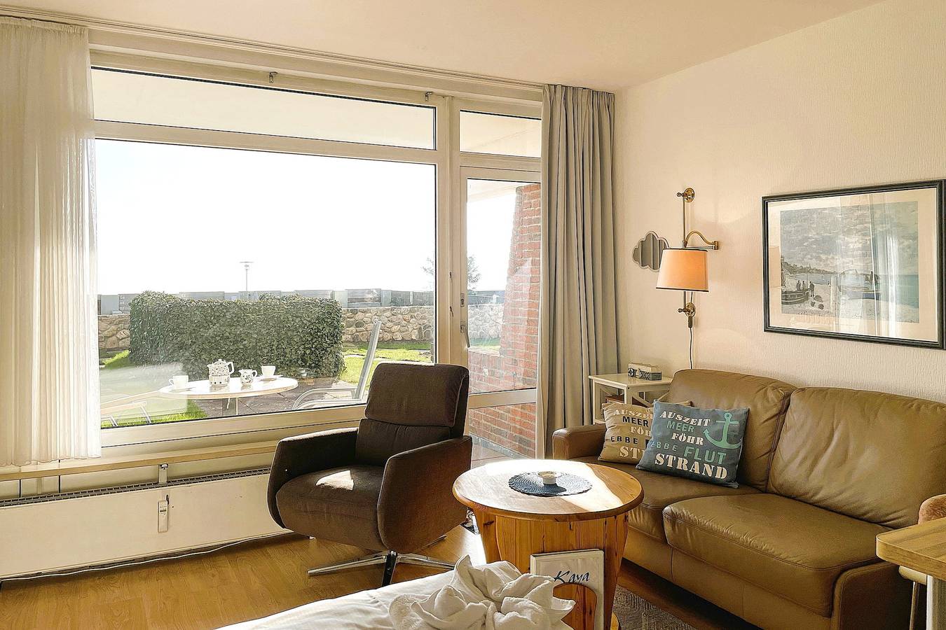 Ganze Ferienwohnung, Klaar Kiming- Meerblick 1B, Sandwall in Wyk auf Föhr (Stadt), Wyk auf Föhr