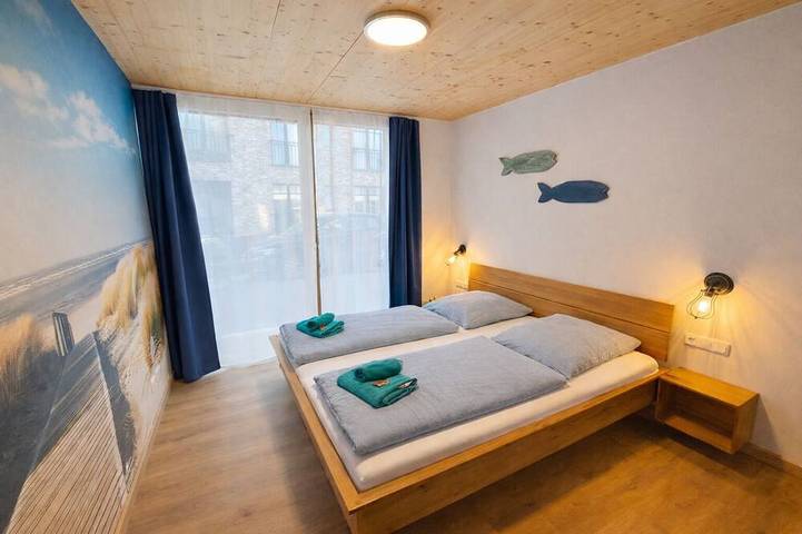 Ganze Wohnung, Ankerix - geräumige Ferienwohnung für 4 Gäste in Hafen Büsum, Büsum