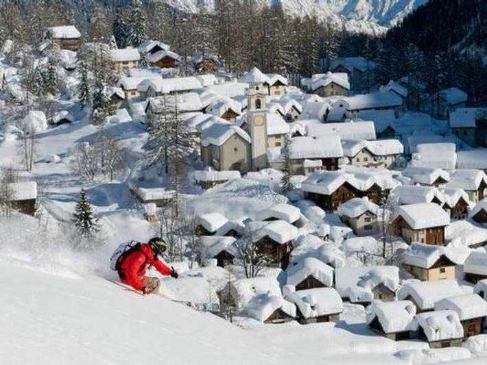 Casa Del Sasso in Bosco/Gurin, Tessiner Alpen