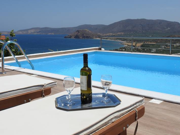 Villa Aeolos – Private Swim Spa, Sea View, Wi-Fi, Air Conditioning in Vai Beach, Lasithi