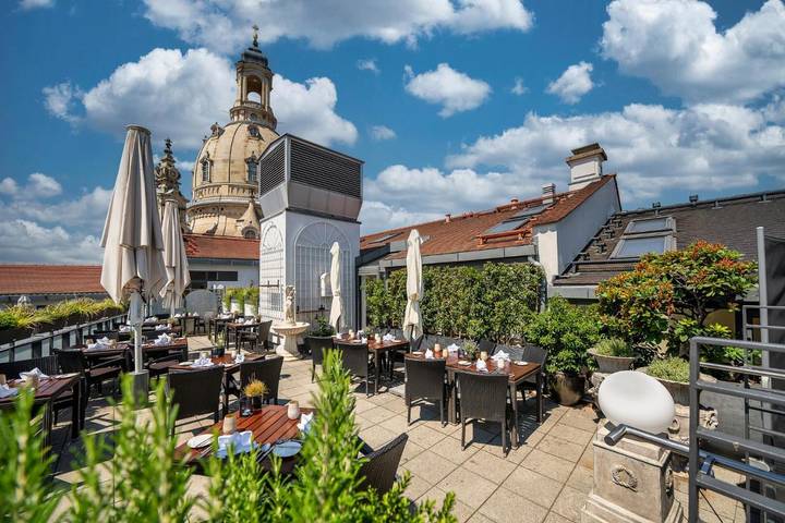 Hotel für 4 Personen, mit Terrasse und Whirlpool sowie Sauna, mit Haustier in Internationales Dixieland Festival Dresden - 3