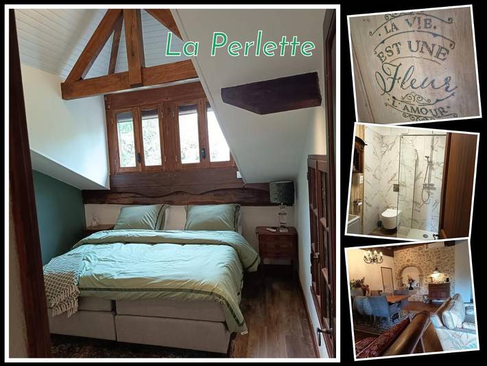 Location de vacances pour 2 personnes, avec vue et sauna ainsi que piscine et jardin à Saint-Estèphe (Dordogne) - 4