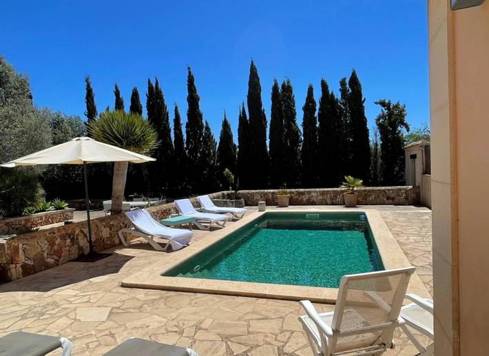 Ferienhaus 'En Bassa' mit privatem Pool, Wlan und Klimaanlage in Es Llombards, Santanyí