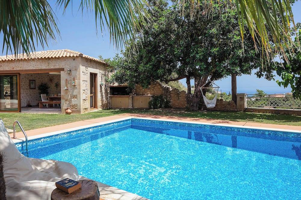 Tolle Aussicht, privatem Pool, Tavernen & Café zu Fuß zu erreichen, bei der Stadt in Rethymno und Umgebung
