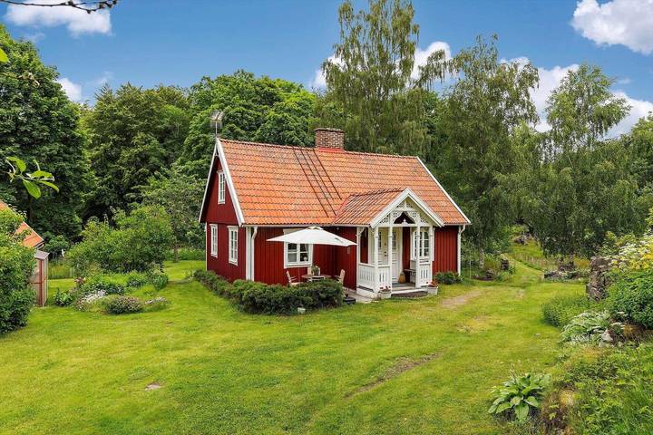 Ferienhaus für 4 Personen, mit Seeblick und Terrasse sowie Garten in Skane - 2