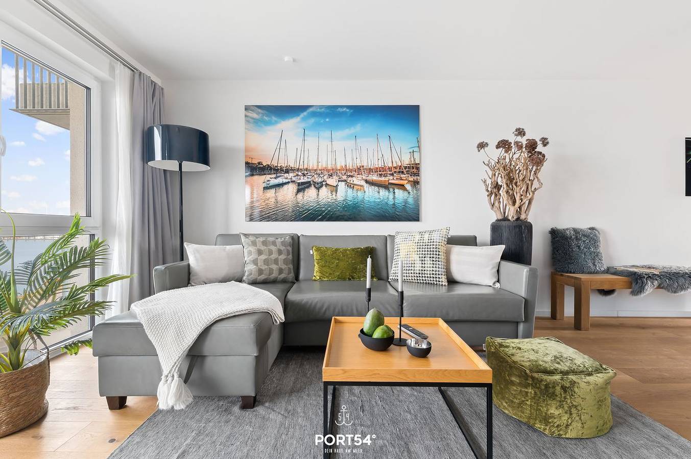 Ganze Wohnung, Harbour Side - direkt am Wasser, 1.Stock, Dusche, Balkon, Grill, Pkw-Stellplatz in Olpenitz, Kappeln