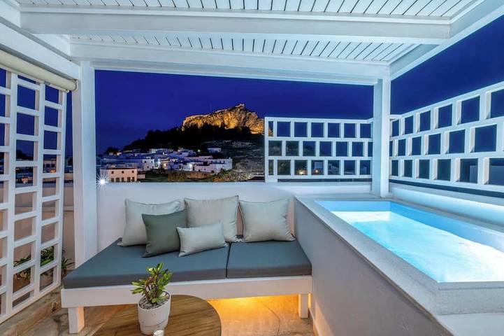 Apartment for 4 people in Lindos