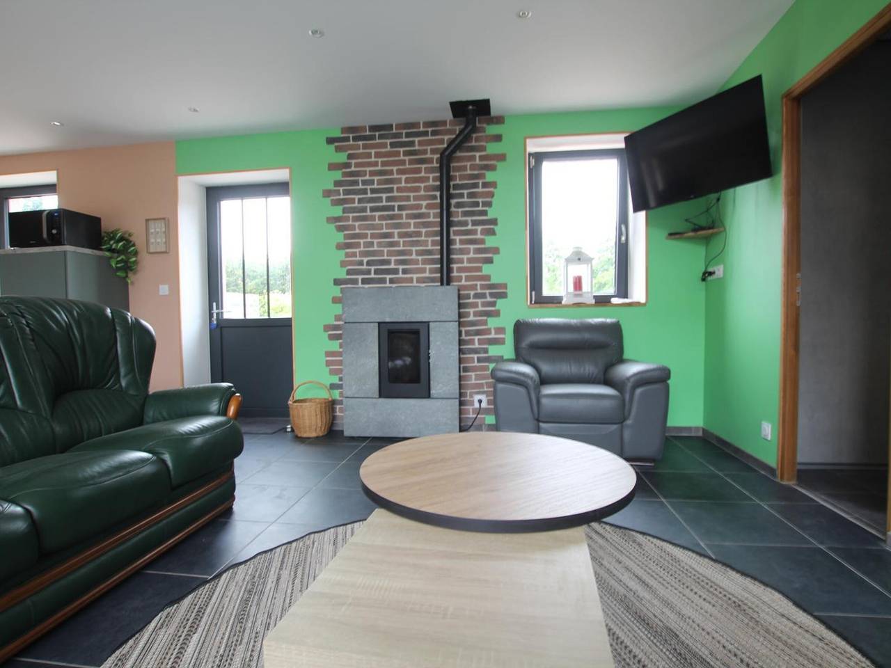 Maison de campagne avec charme moderne en Normandie in La Pernelle, Région de Cherbourg