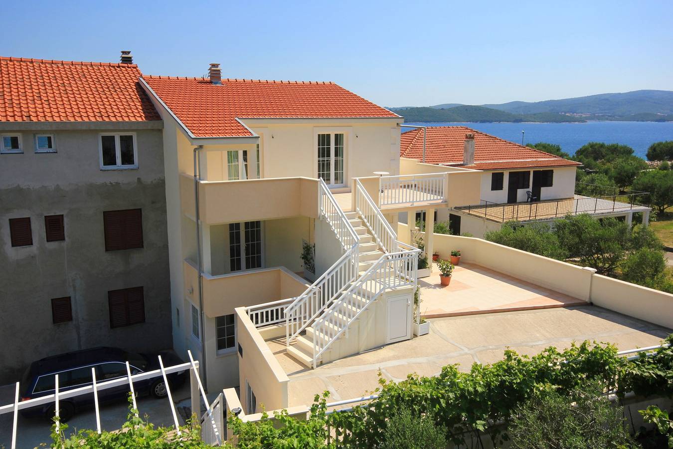 Ganze Wohnung, 1-Zimmer-Ferienwohnung mit Terrasse und Meerblick Orebic, Peljesac A-10423-a in Orebic, Dubrovnik-Neretva