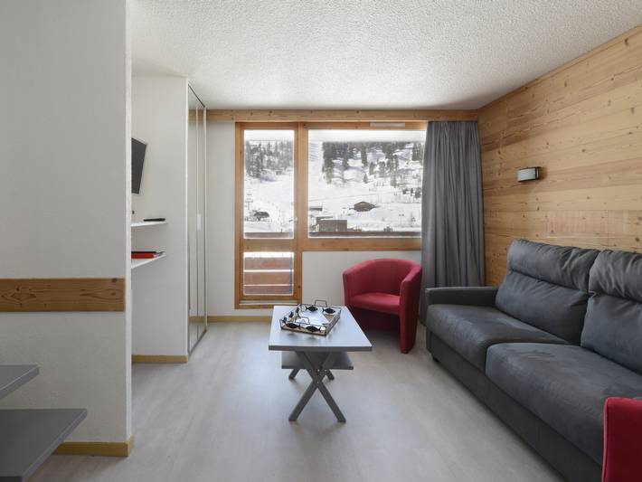 Gîte pour 5 personnes, avec balcon dans Plagne Bellecote - 4