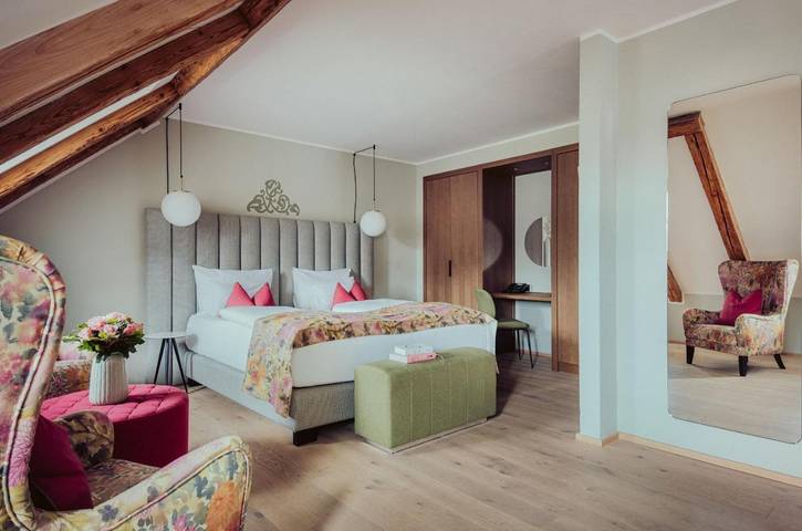 Hotel für 2 Personen, mit Ausblick und Sauna sowie Garten und Pool