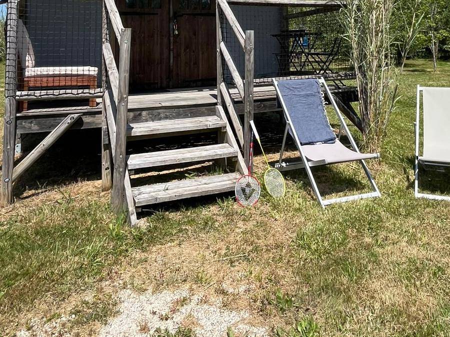 Lodges de Blois Chambord - Safarizelt 2 personen - Lodge Africa 1 Schlafzimmer in Mont-près-Chambord, Sologne