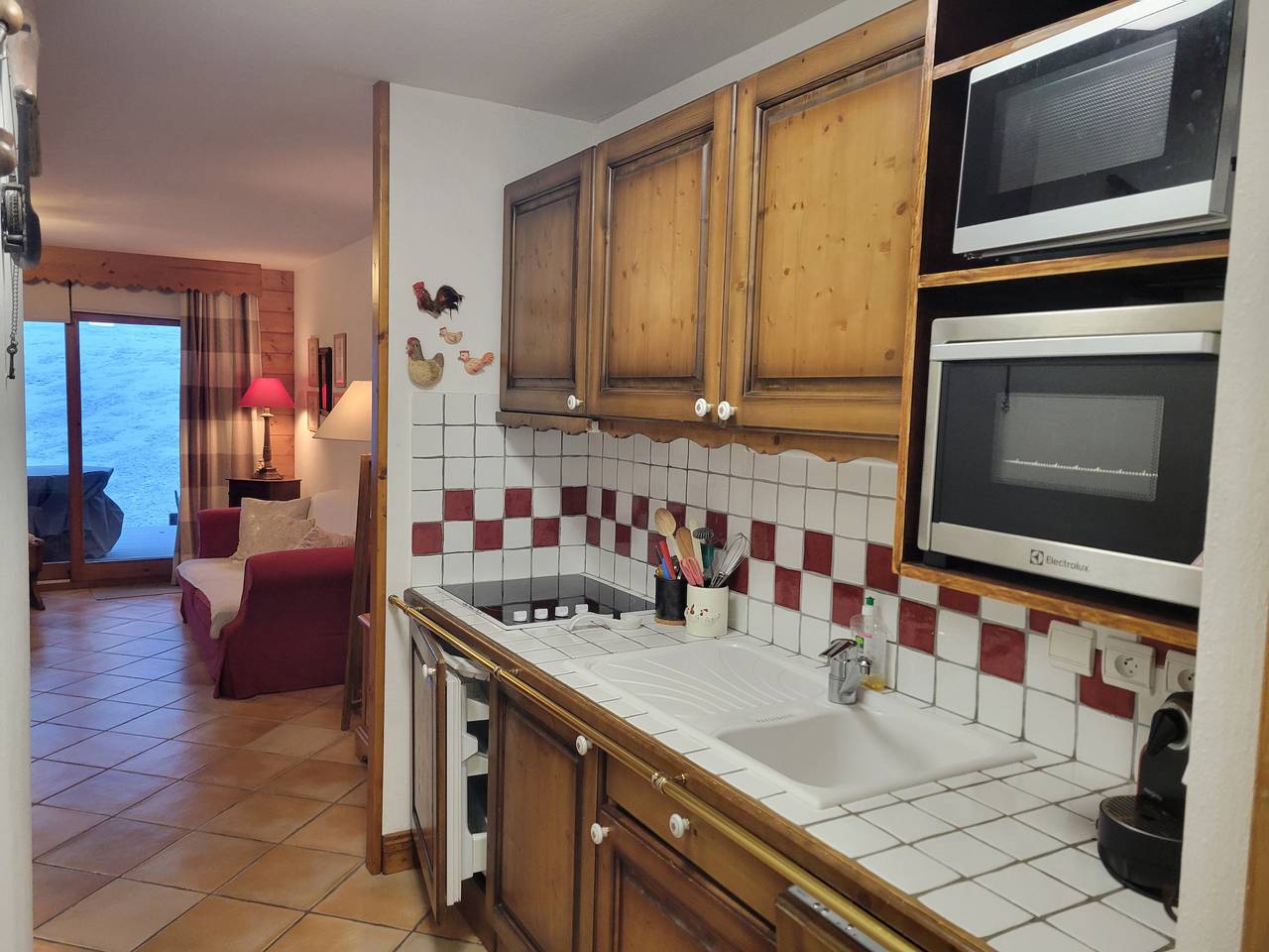 Appartement entier, Appartement de vacances pour 4 personnes avec terrasse in Les Houches, Massif du Mont-Blanc