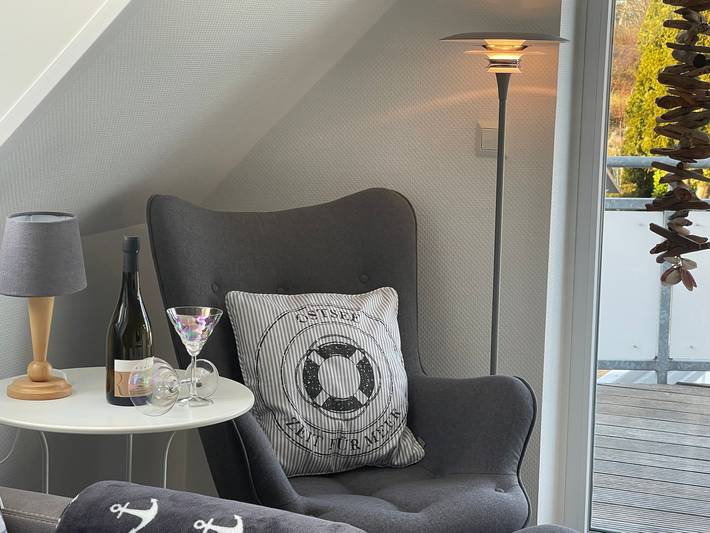 Ferienwohnung für 2 Personen, mit Balkon in Eckernförde