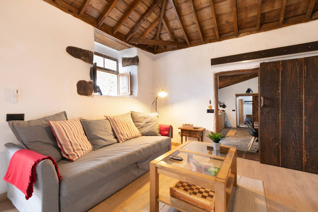 Ferienhaus 'Casa Canaria Finca Real' mit privatem Garten, Balkon und Wlan in Guajara, San Cristóbal de La Laguna