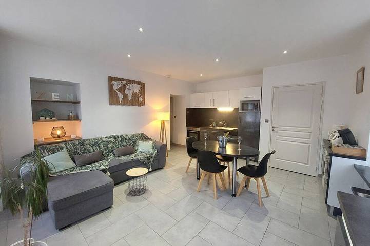 Appartement de vacances pour 4 personnes, avec jardin