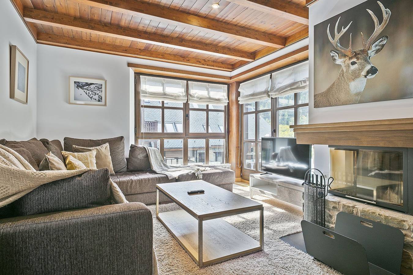 Ganze Wohnung, Ferienwohnung für 8 Personen mit Balkon in Baqueira, Naut Aran