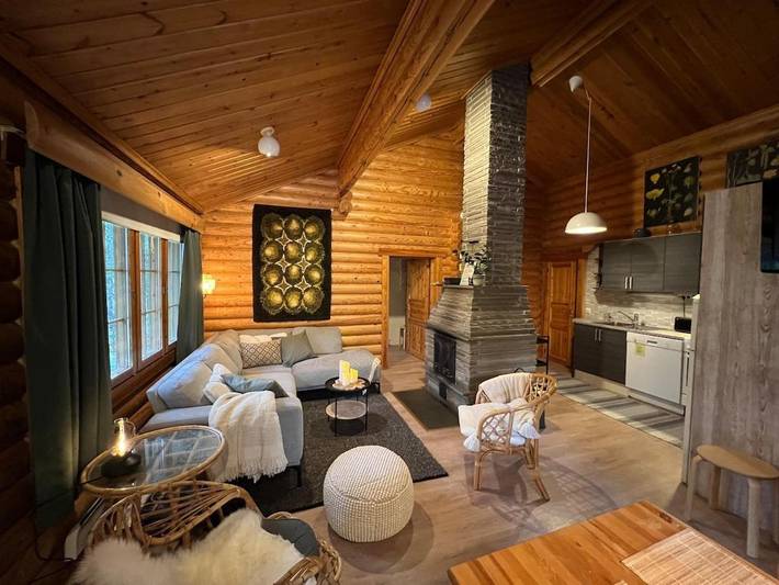 Chalet pour 6 personnes, avec vue ainsi que sauna et terrasse