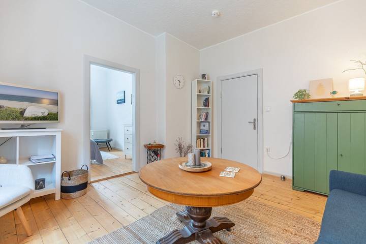 Ganze Wohnung, Eddies Hafenstuuv:Historisches Apartment & moderner Ausstattung im Herzen Husums in Husum Hafen, Husum