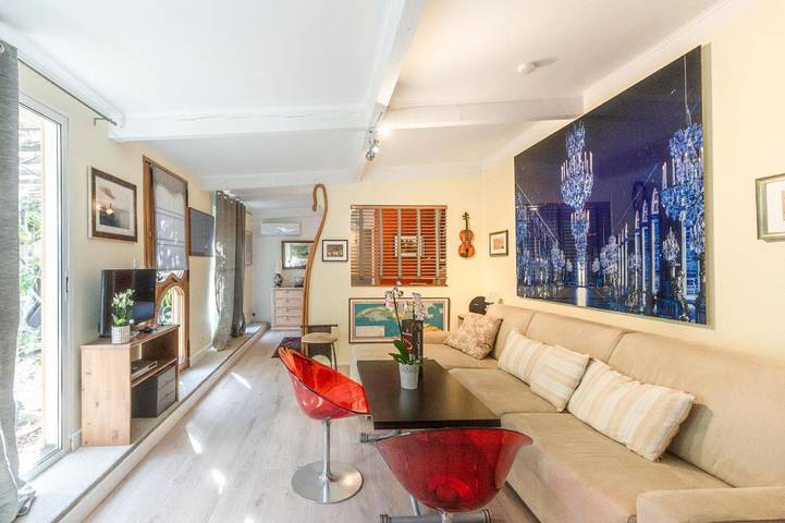 Gîte pour 4 personnes, avec jardin à Beausoleil - 3